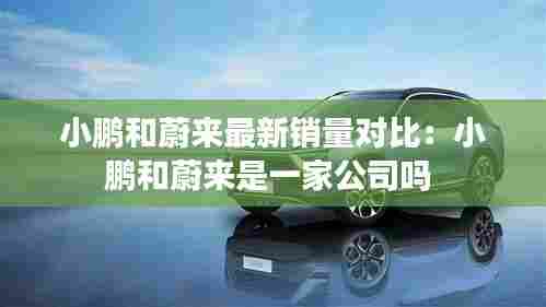小鹏和蔚来最新销量对比:小鹏和蔚来是一家公司吗
