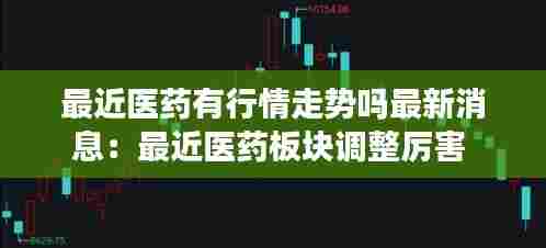 最近医药有行情走势吗最新消息:最近医药板块调整厉害