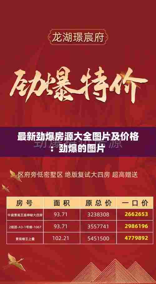 最新劲爆房源大全图片及价格:劲爆的图片