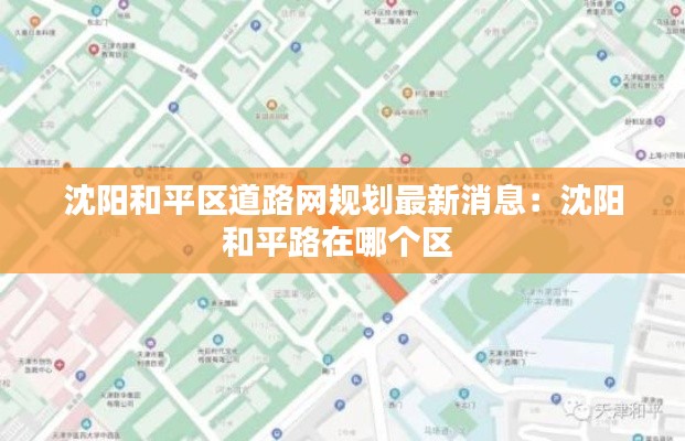 沈阳和平区道路网规划最新消息:沈阳和平路在哪个区