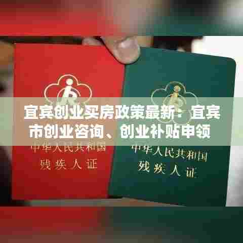 宜宾创业买房政策最新:宜宾市创业咨询、创业补贴申领