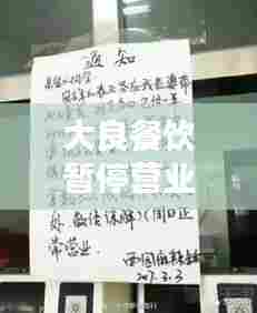 大良餐饮暂停营业公告最新:大良饭店排名