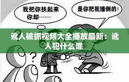 讹人被抓视频大全播放最新:讹人犯什么罪