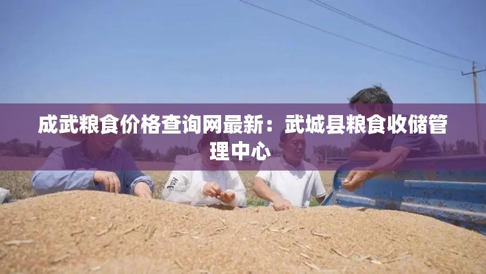 成武粮食价格查询网最新：武城县粮食收储管理中心 
