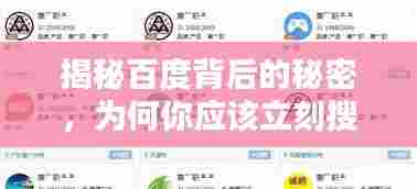 揭秘百度背后的秘密,为何你应该立刻搜索刚刚的内容?