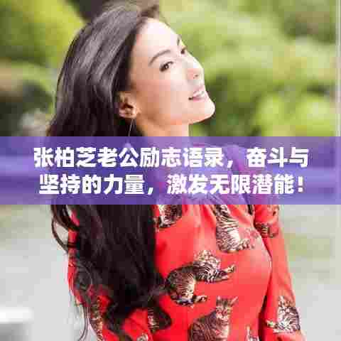 张柏芝老公励志语录,奋斗与坚持的力量,激发无限潜能!