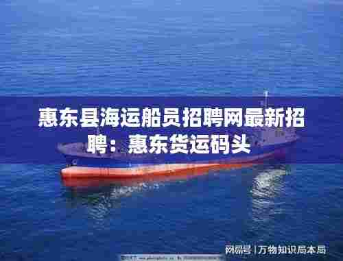 惠东县海运船员招聘网最新招聘:惠东货运码头