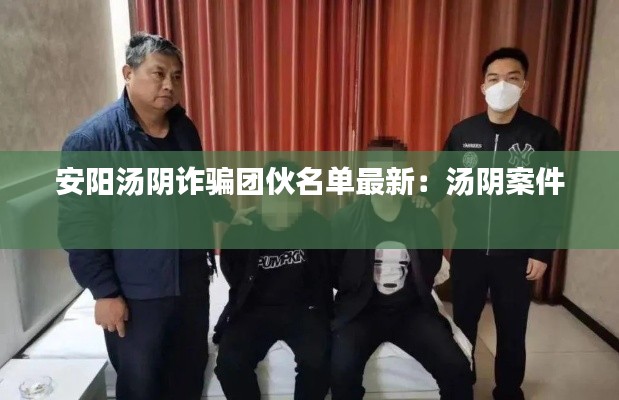 安阳汤阴诈骗团伙名单最新:汤阴案件