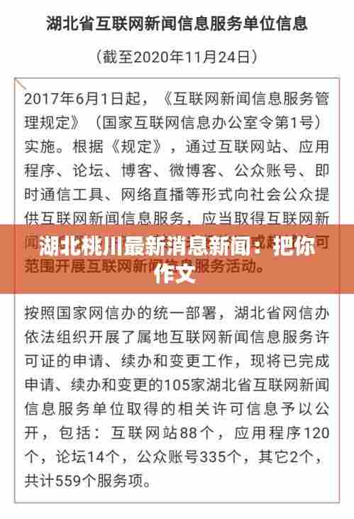 湖北桃川最新消息新闻:把你作文