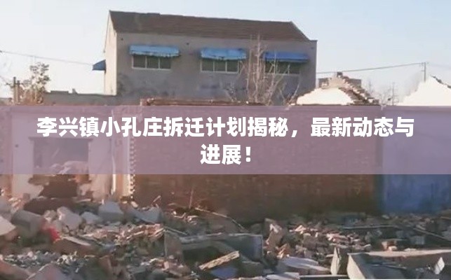 李兴镇小孔庄拆迁计划揭秘,最新动态与进展!