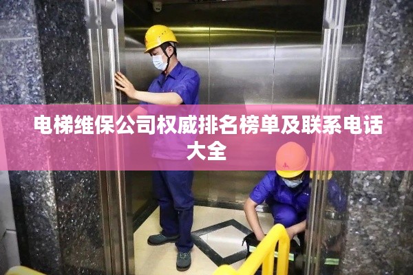 电梯维保公司权威排名榜单及联系电话大全