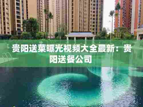 贵阳送菜曝光视频大全最新:贵阳送餐公司