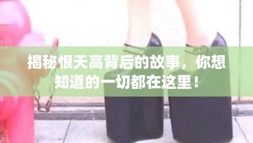 揭秘恨天高背后的故事,你想知道的一切都在这里!