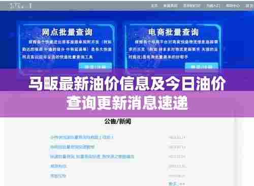 马畈最新油价信息及今日油价查询更新消息速递
