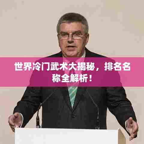 世界冷门武术大揭秘，排名名称全解析！