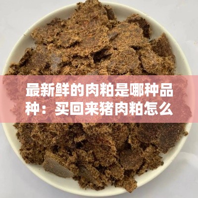 最新鲜的肉粕是哪种品种:买回来猪肉粕怎么吃好吃