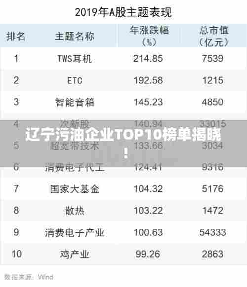 辽宁污油企业TOP10榜单揭晓!