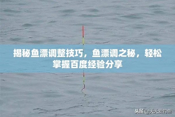 揭秘鱼漂调整技巧,鱼漂调之秘,轻松掌握百度经验分享
