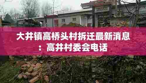 大井镇高桥头村拆迁最新消息:高井村委会电话