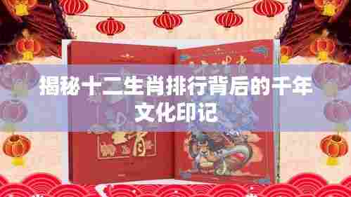 揭秘十二生肖排行背后的千年文化印记