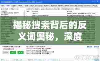 揭秘搜索背后的反义词奥秘,深度探索百度收录吸睛标题