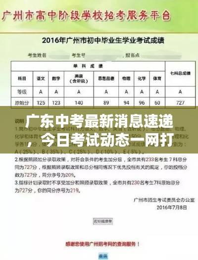 广东中考最新消息速递,今日考试动态一网打尽
