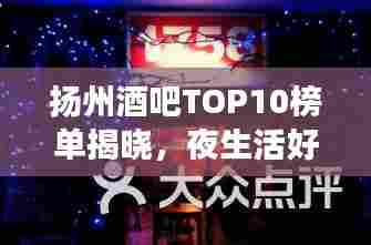 扬州酒吧TOP10榜单揭晓,夜生活好去处,尽享繁华之夜