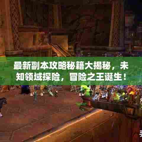 最新副本攻略秘籍大揭秘，未知领域探险，冒险之王诞生！