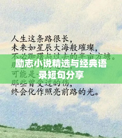 励志小说精选与经典语录短句分享