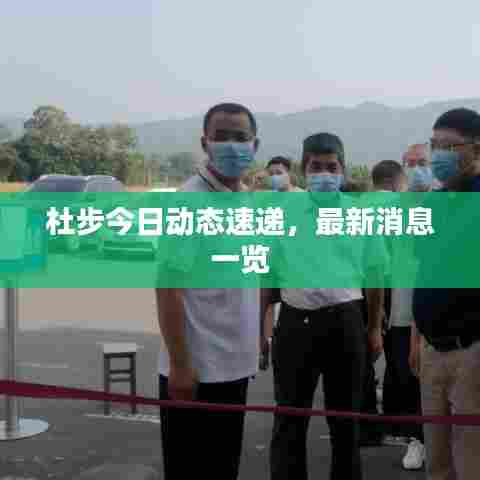 杜步今日动态速递,最新消息一览