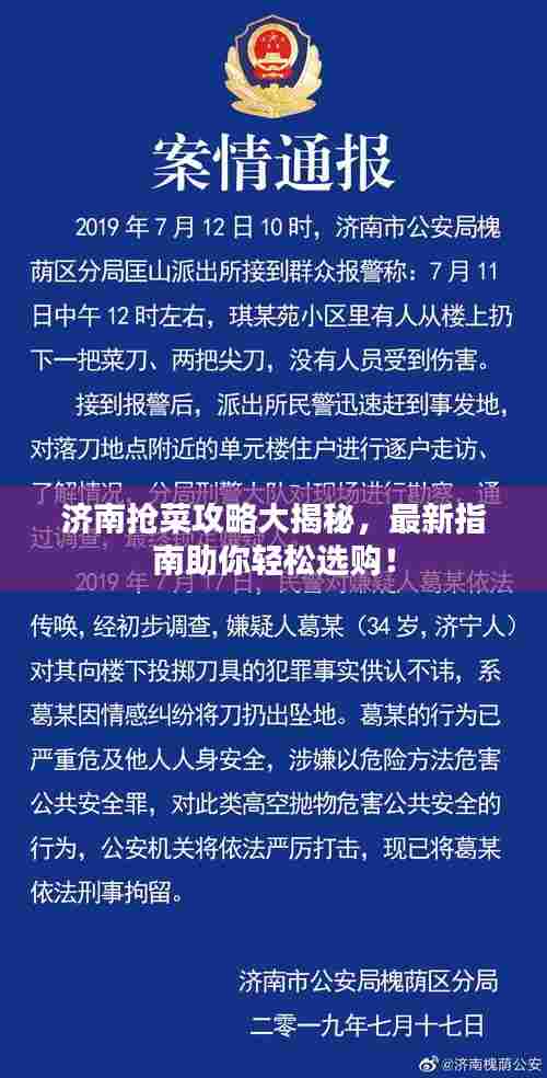 济南抢菜攻略大揭秘，最新指南助你轻松选购！