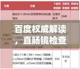 百度权威解读，直肠镜检查知识全解析