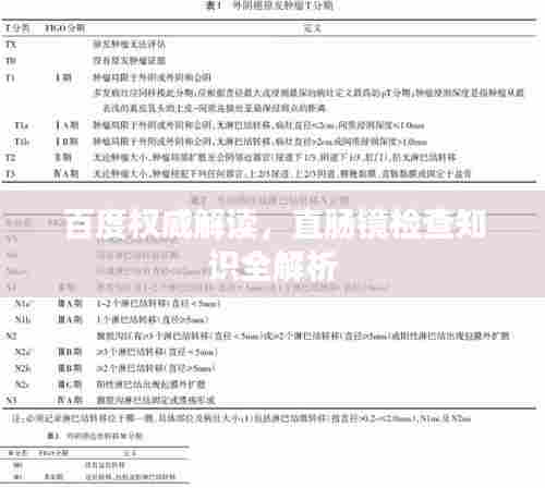 百度权威解读,直肠镜检查知识全解析