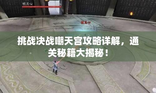 挑战决战嘲天宫攻略详解,通关秘籍大揭秘!