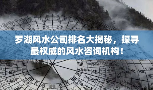 罗湖风水公司排名大揭秘,探寻最权威的风水咨询机构!