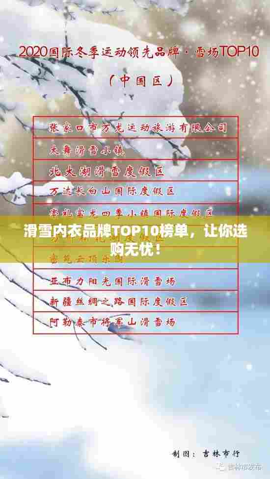 滑雪内衣品牌TOP10榜单,让你选购无忧!