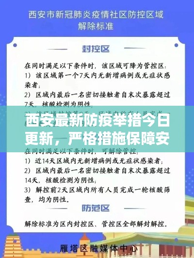 西安最新防疫举措今日更新，严格措施保障安全