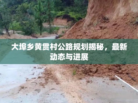 大埠乡黄贯村公路规划揭秘,最新动态与进展