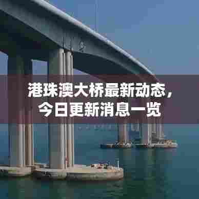 港珠澳大桥最新动态,今日更新消息一览