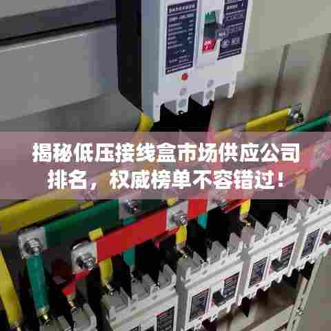 揭秘低压接线盒市场供应公司排名，权威榜单不容错过！