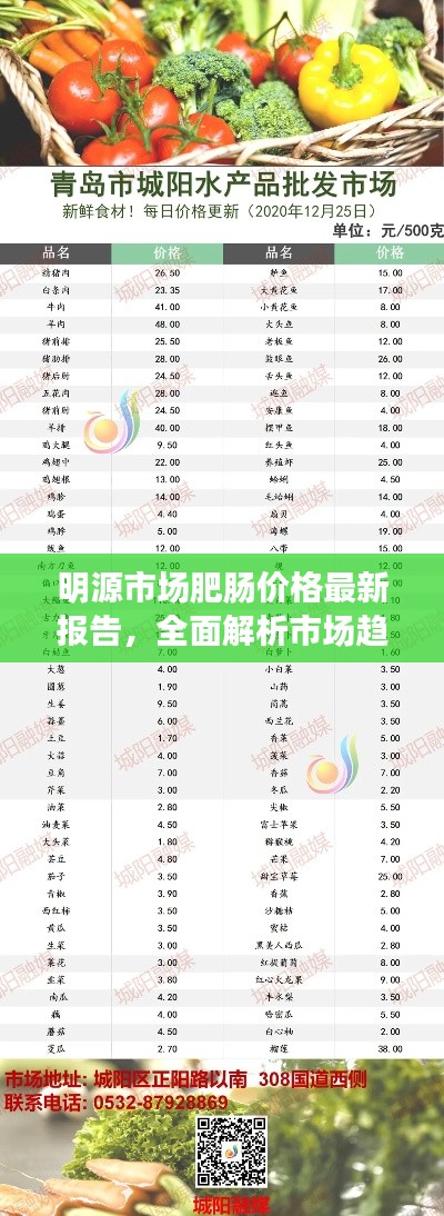 明源市场肥肠价格最新报告,全面解析市场趋势与价格走势