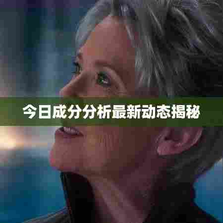 今日成分分析最新动态揭秘