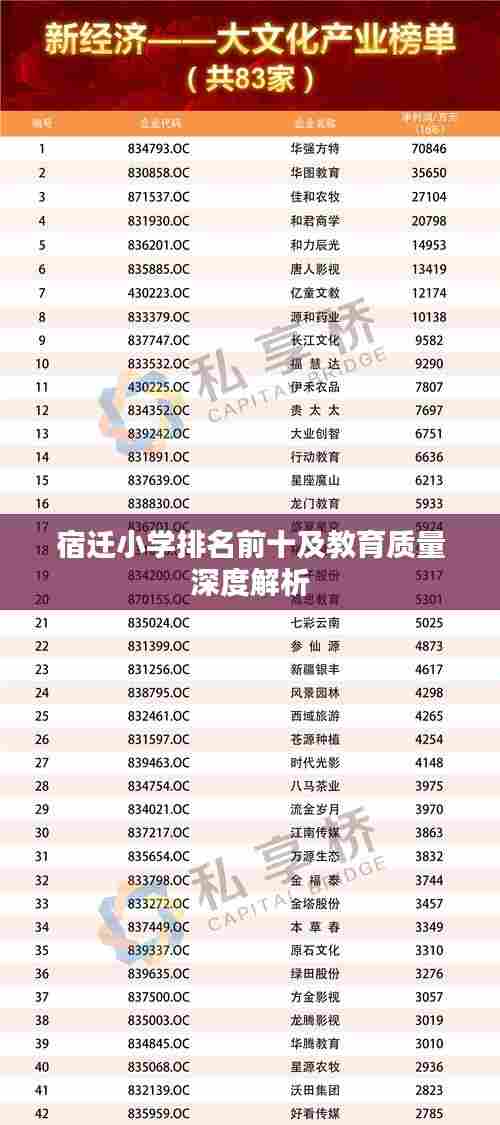 宿迁小学排名前十及教育质量深度解析