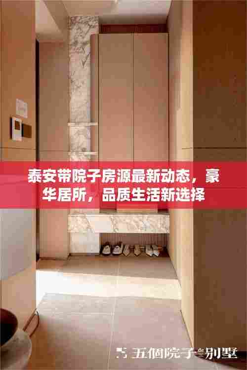 泰安带院子房源最新动态，豪华居所，品质生活新选择