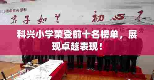 科兴小学荣登前十名榜单,展现卓越表现!