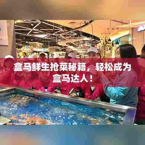 盒马鲜生抢菜秘籍,轻松成为盒马达人!