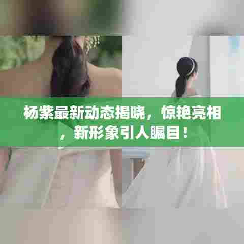 杨紫最新动态揭晓,惊艳亮相,新形象引人瞩目!