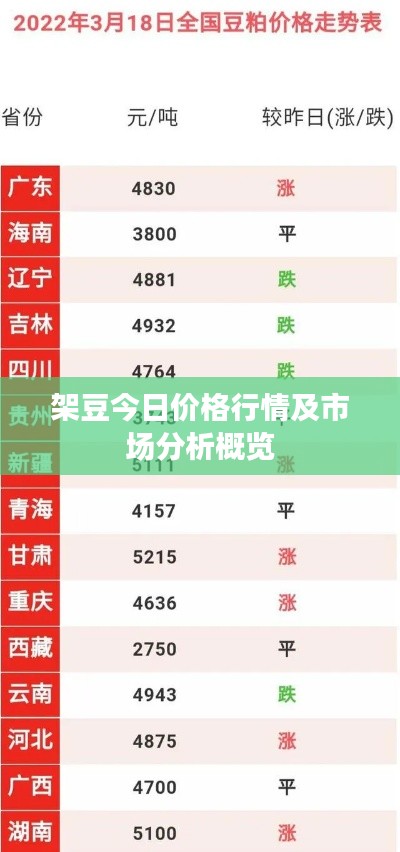 架豆今日价格行情及市场分析概览