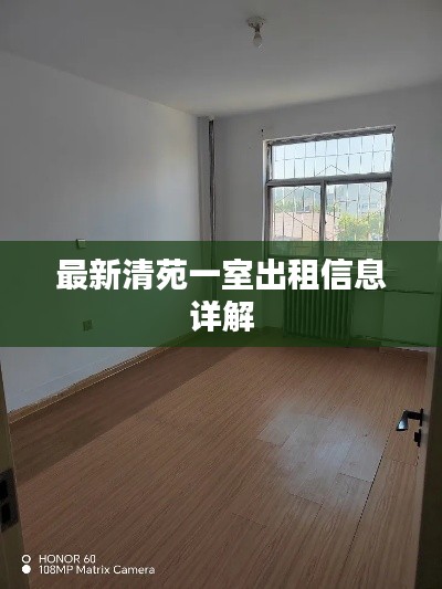 最新清苑一室出租信息详解