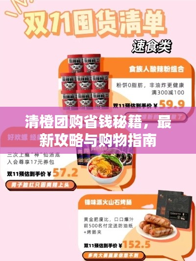 清橙团购省钱秘籍，最新攻略与购物指南